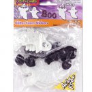 Ghost glitter stickers, pack of 30