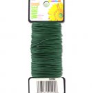 Painted green floral wire, 115 feet