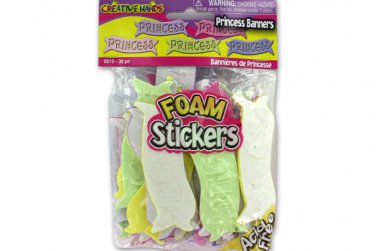 Adhesive Foam Princess Banners