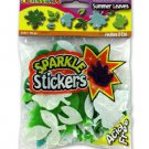 Sparkle leaf craft stickers