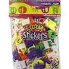 Religious alphabet foam stickers