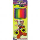Bright colored cool wax sticks