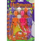 Dangling Halloween skeletons
