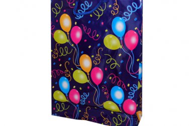 bday xl gift bag 1226blue