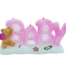 4.5x2 pnk baby candle6382