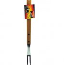 bbq fork w/wood handle