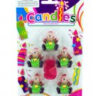 bear/#4 candle set