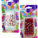 10 heart candles