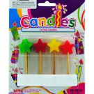 Star-shaped pick candles