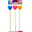 3 bday pick candls pf7621