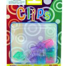 12pk .75" square clips
