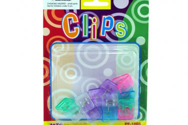 12pk .75" square clips