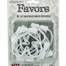 8pk 3" double swan stands