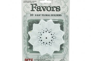 10pk 3.75" floral holders