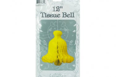 12" yellow tissue bell