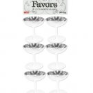 8pk 2" champagne glasses