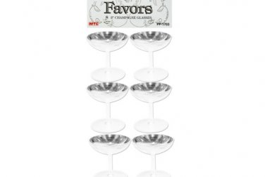 8pk 2" champagne glasses