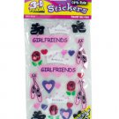 Girls Rule 3D Foam Stickers