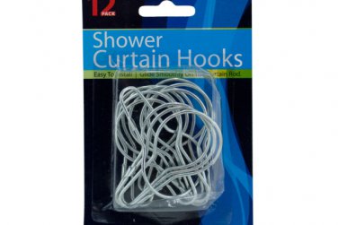 Metal Shower Curtain Hooks Set