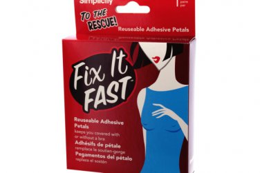 fix it fast 1 pair reusable adhesive petals