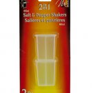 2 pc mini 2 in 1 salt and pepper shakers