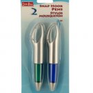 2 pack pens with snap hook