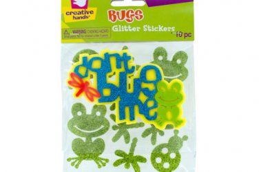 Foam Bugs Glitter Stickers