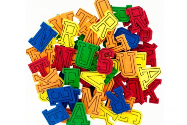 Foam Varsity Letters Stickers