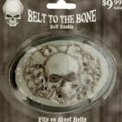 Belt to the Bone Skulls Belt Buckle