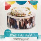 Multi-Colored Polka Dot Photo Cake Stand