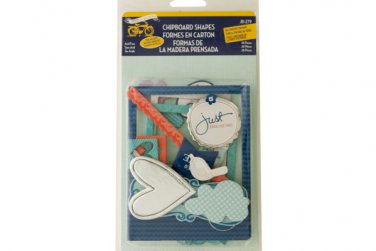Love This Life Chipboard Shapes with Foil Accents