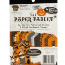 Happy Haunting Halloween Die-Cut Cardstock Paper Tablet