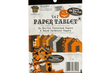 Happy Haunting Halloween Die-Cut Cardstock Paper Tablet