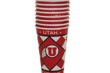 Utah Utes Paper Cups Set