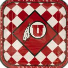 Utah Utes Lunch Plates Set