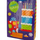 Happy Birthday Purple Floral Gift Bag