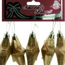 Christmas Glitter Star Ornament Set