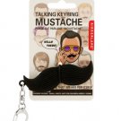 Talking Mustache Keychain