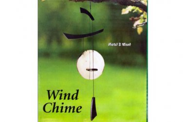 Asian Metal &amp; Wood Wind Chime