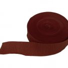 Chocolate Brown Crepe Party Streamer