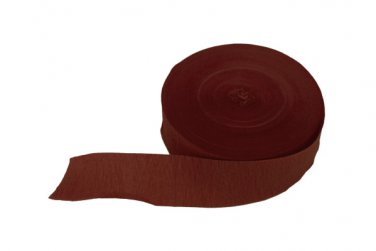 Chocolate Brown Crepe Party Streamer