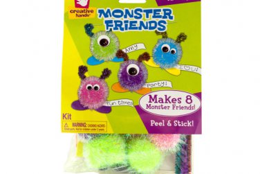 Peel &amp; Stick Monster Friends Craft Kit