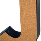 'J' Decorative Cork Board Letter