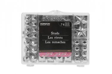 Silver Prong Studs Set in Case