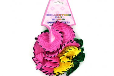 6pk colored hair bands