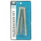 Nut crackers, 3 pieces