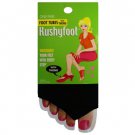 Black Massaging Foot Tubes With Thong Toe