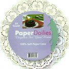 Round paper doilies