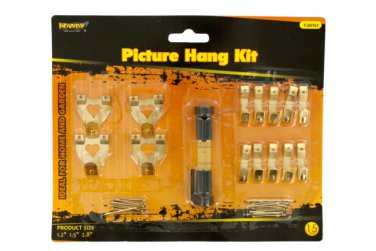 picture hanging kit w/level