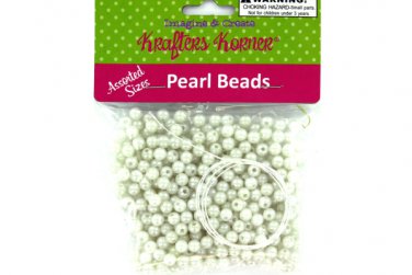 Plastic Craft Pearl Beads